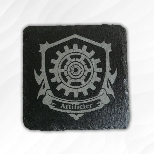 D&D Class Icons Slate Coaster set - Image 3