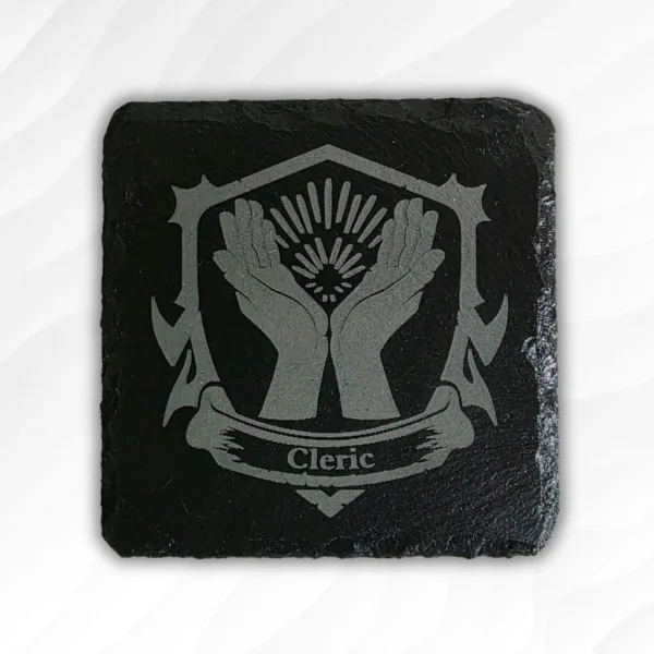 D&D Class Icons Slate Coaster set - Image 5