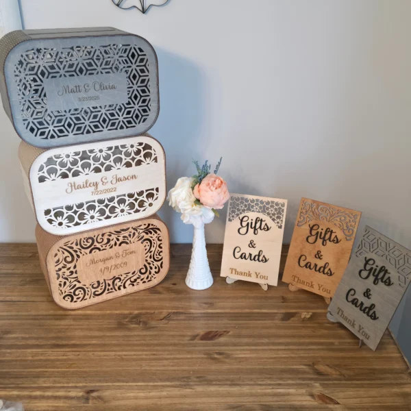Elegant Wedding Card Box