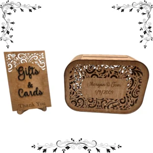 Elegant Wedding Card Box