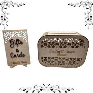 Elegant Wedding Card Box