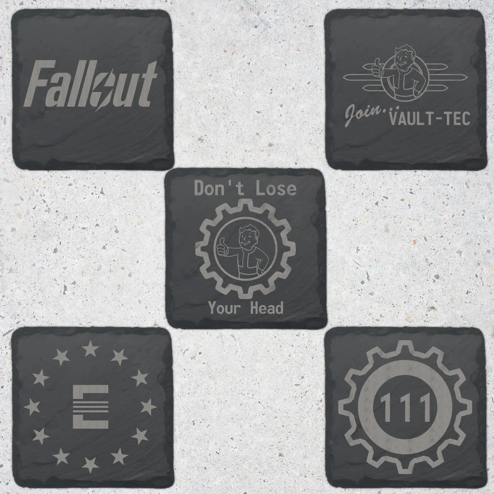 Fallout Slate Coasters - Image 2